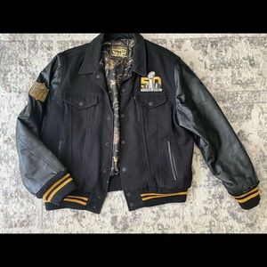 Levi’s NFL Super Bowl 50 leather jacket
